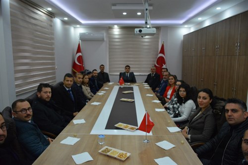 Kaymakamımız Sayın Mehmet Ali ATAK İlçemiz Öğretmenlerinin 24 Kasım Öğretmenler Gününü Kutladı